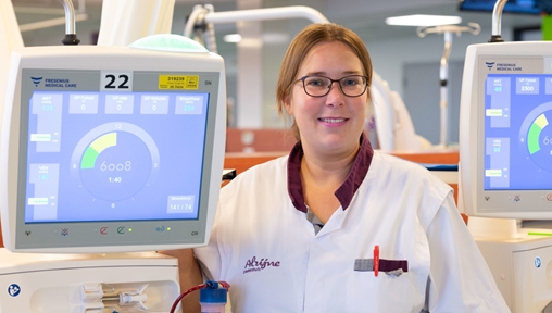 Amanda van Duyvenbode, dialyseverpleegkundige