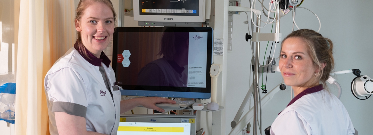BAZ-verpleegkundige in opleiding op de Intensive Care (IC)