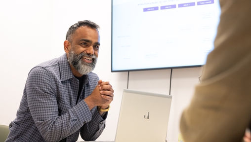 Vishal Gainda, Interim corporate recruiter